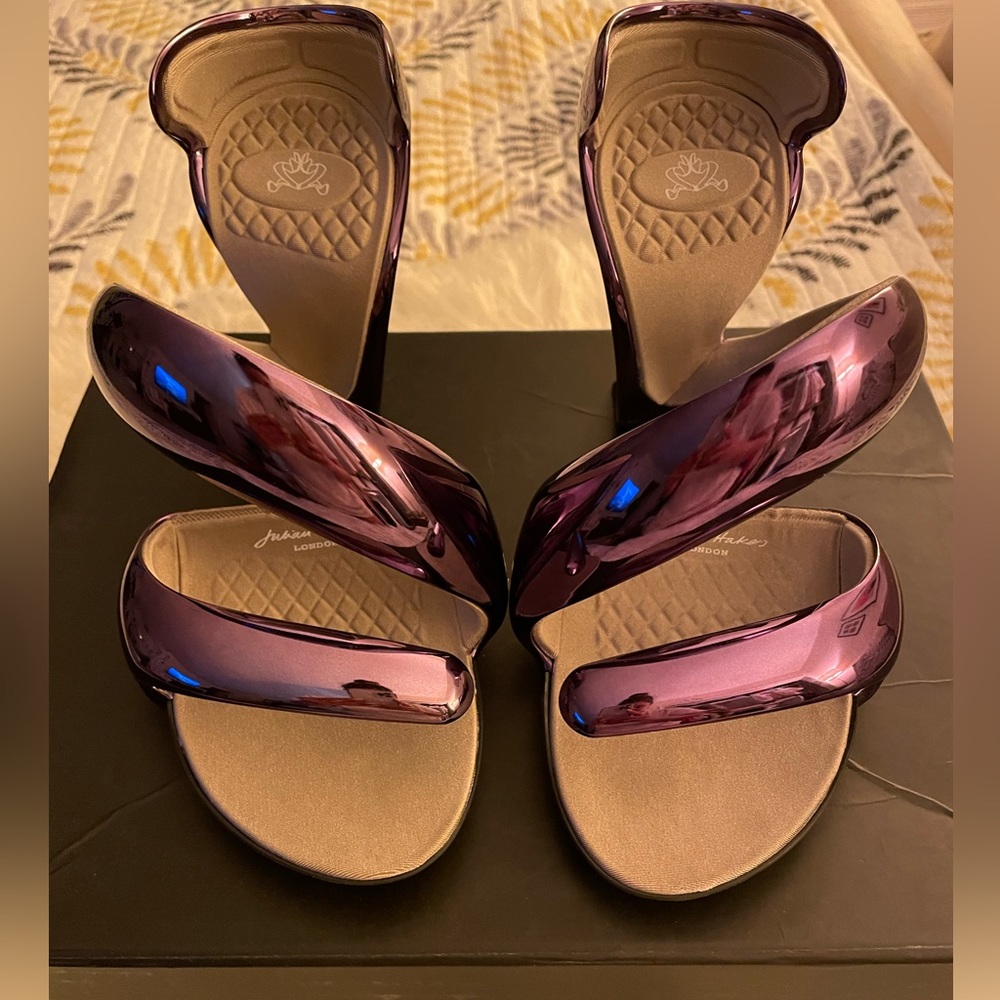 Julian Hakes London purple metallic